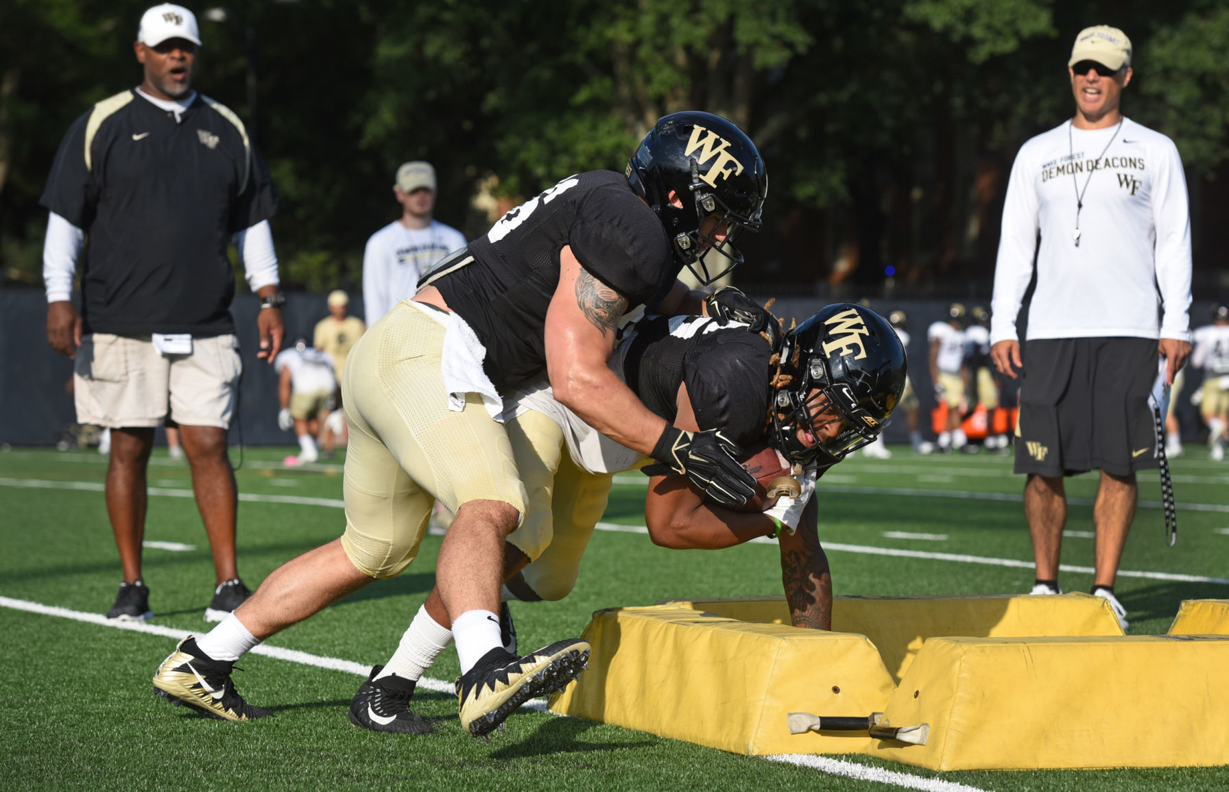 Wake Forest football practice